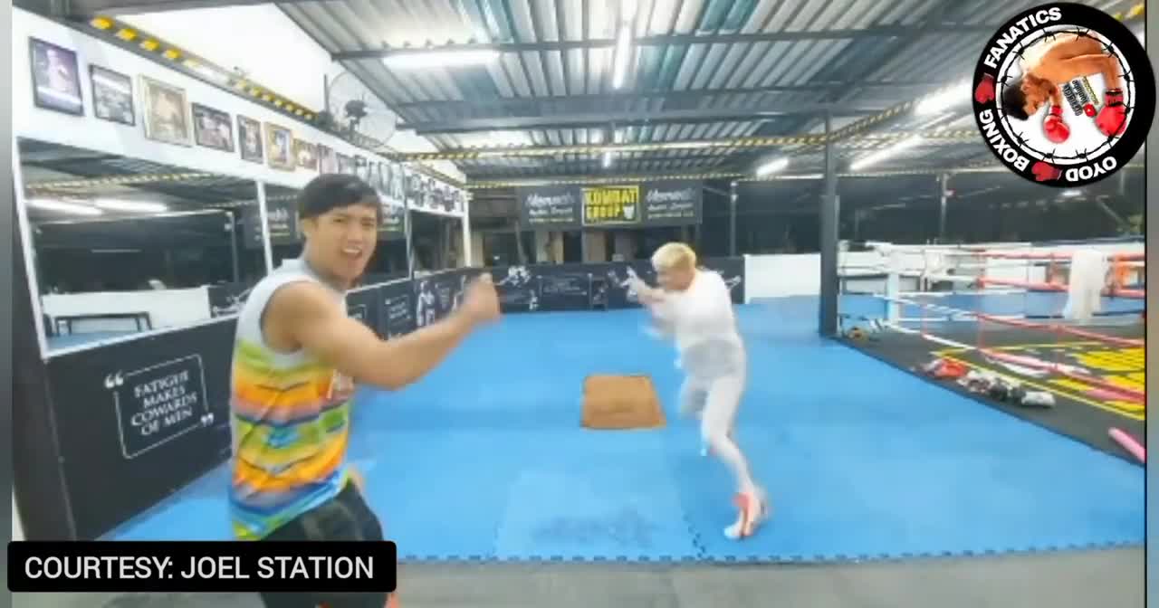 THAI BOXER NA KA SPARRING NI CASIMERO THAILAND TINAMAAN NG MATINDING BODY SHOT!!