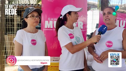 Matéria na 1ª Caminhada da Mulher em Itaperuna - PGM 058