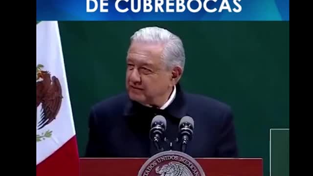 AMLO Andres Manuel Lopez Obrador descarta la utilizacion del bozal, cubrebocas, mascarilla, barbijo