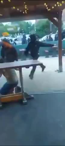 shitskin gangs are reportedly entering pubs and cafes to attack Brits.mp4