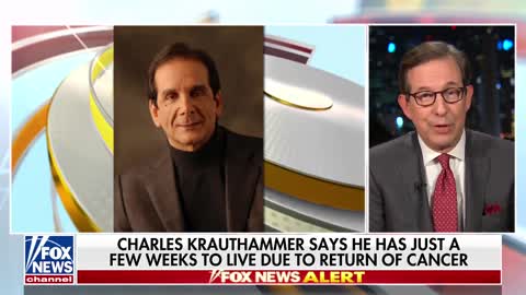 Chris WAllace deliers a stirring tribute to Charle Krauthammer