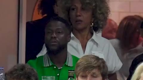 Kevin Hart baked watching tennis