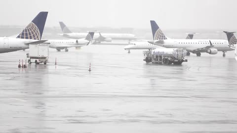 Aircraft airport view