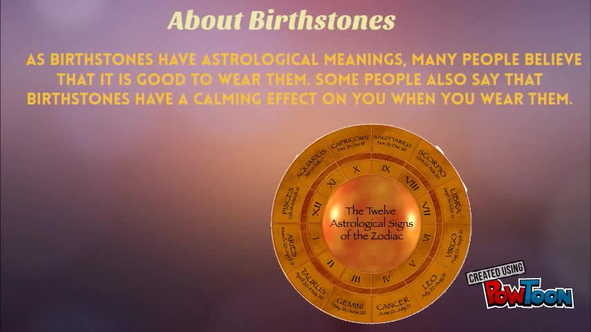 The meaning of birthstones on the personalized necklace