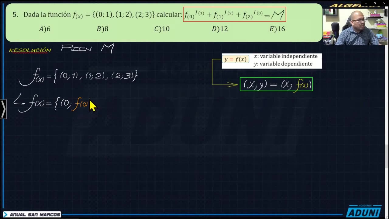 ANUAL ADUNI 2023 | REFORZAMIENTO 08 | ÁLGEBRA PRÁCTICA