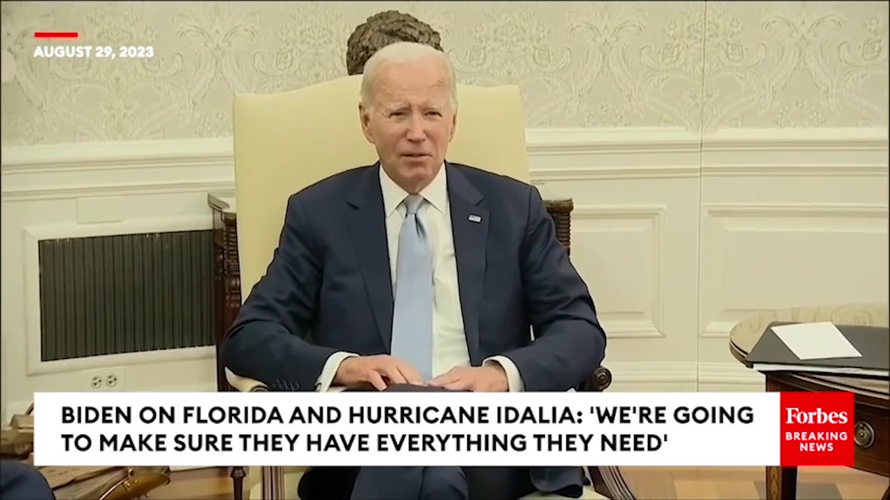 Biden To Florida: 'We're Going To Make Sure They Have Everything They Need' | Hurricane Idalia