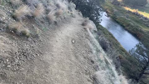 Climbing Down – Smith Rock State Park – Central Oregon