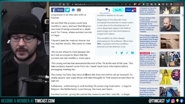 Woman BEGS The State To END HER LIFE, Youtuber Documents Attempt At Government Assisted Dying