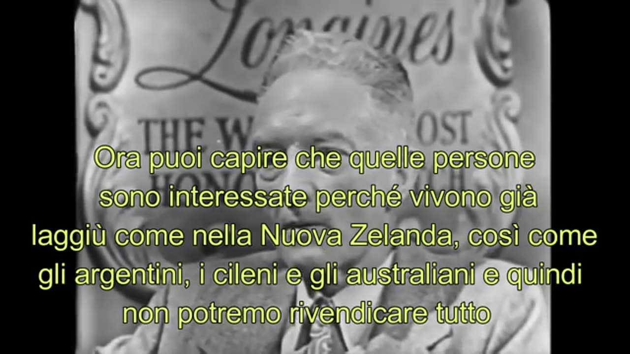 1954 - Intervista completa all'Ammiraglio Byrd (Terra cava e Antartide)