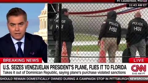 The US has seized the plane of Venezuelan President Maduro