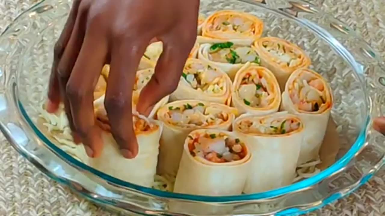 Crispy Tortillas rolls! 20 minutes dinner is ready!