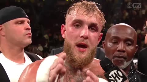Jake Paul After Beating Anderson Silva: "I Want Nate Diaz...You Too Canelo." | SHOWTIME PPV
