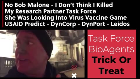 No, I Didn't Kill My Research Partner, Bob Malone. She Was Looking Into Virus Vaccine Game.