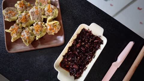 DIMSUM AYAM | CHILI OIL | ALA DEBM