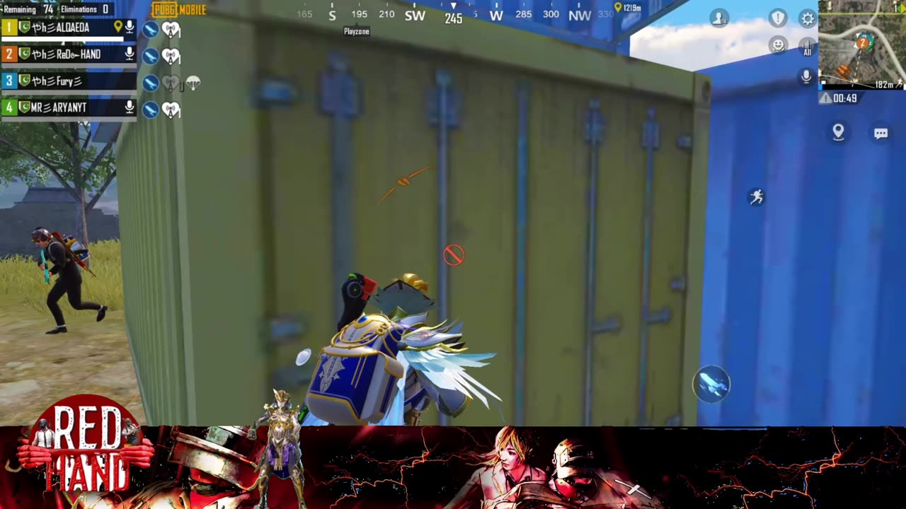 PUBG FIGHT RUSH SAVE AA TEAMATE
