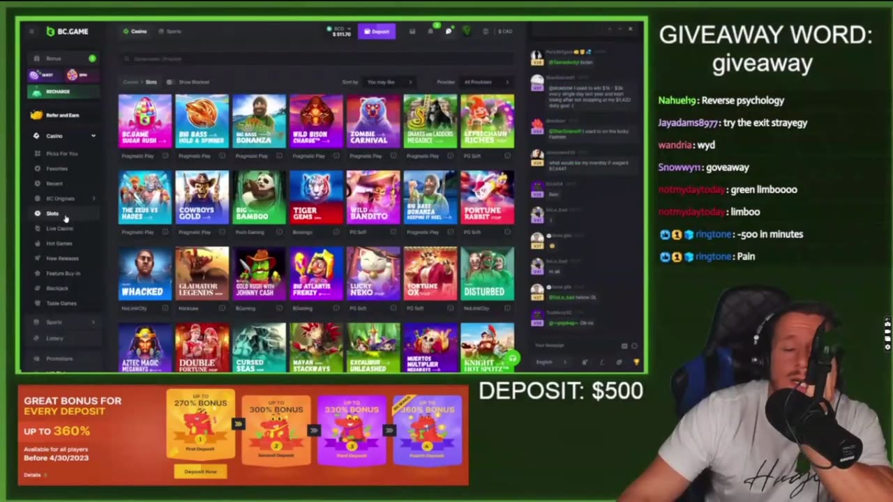 Streamer loses all his money in less than 10 seconds on Kick.com and goes crazy