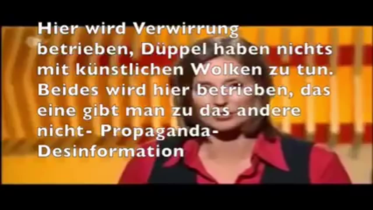 ZDF-Bericht über Chem-Trails!!!