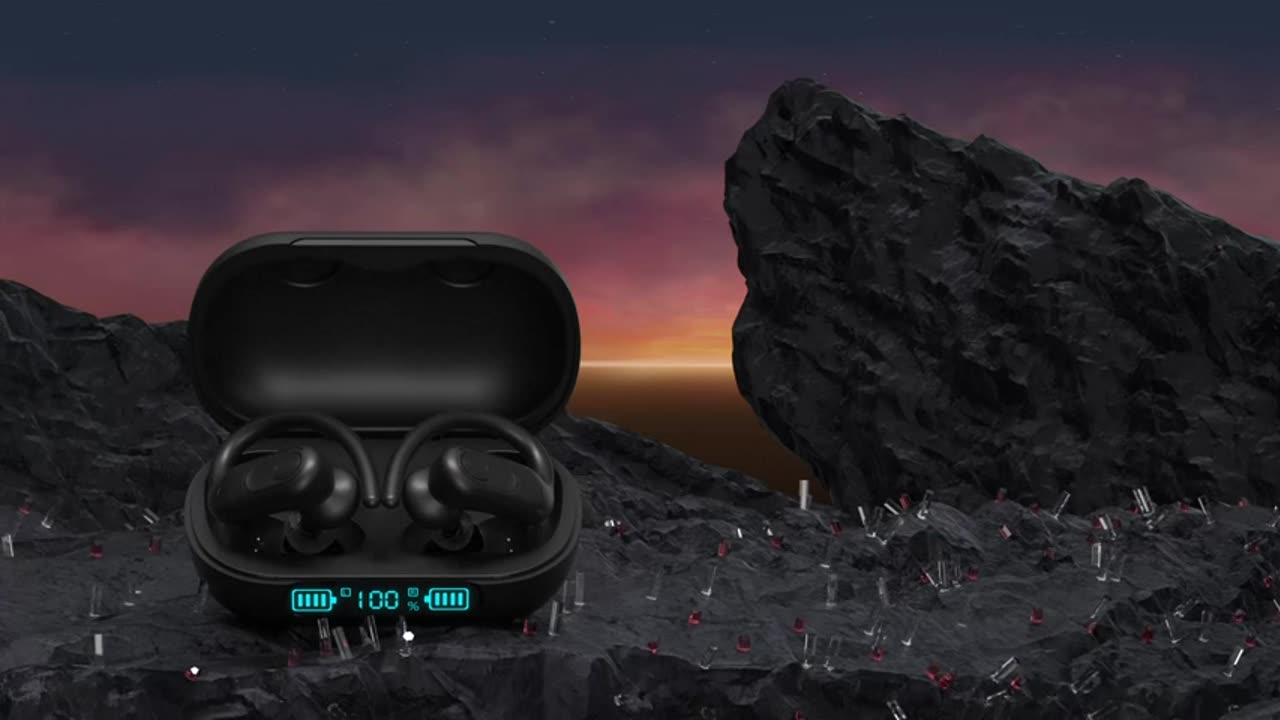 Wireless Earbuds Bluetooth Headphones 130Hrs Playtime with 2500mAh Wireless Charging Case