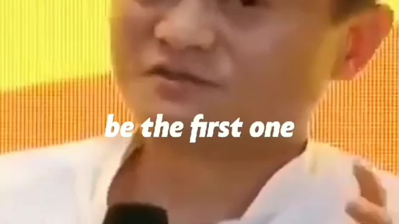 Don't try to be the best by Jack Ma