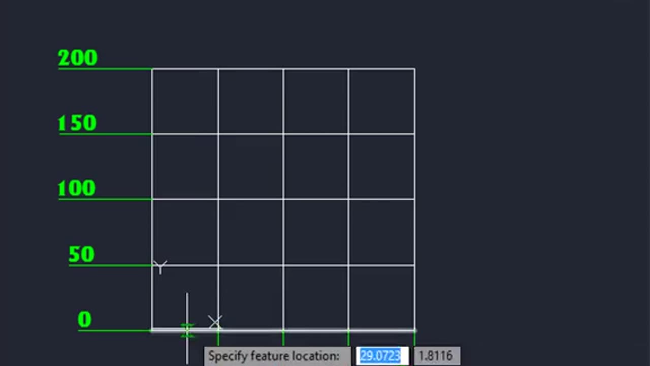 UCS + DIMORD autocad