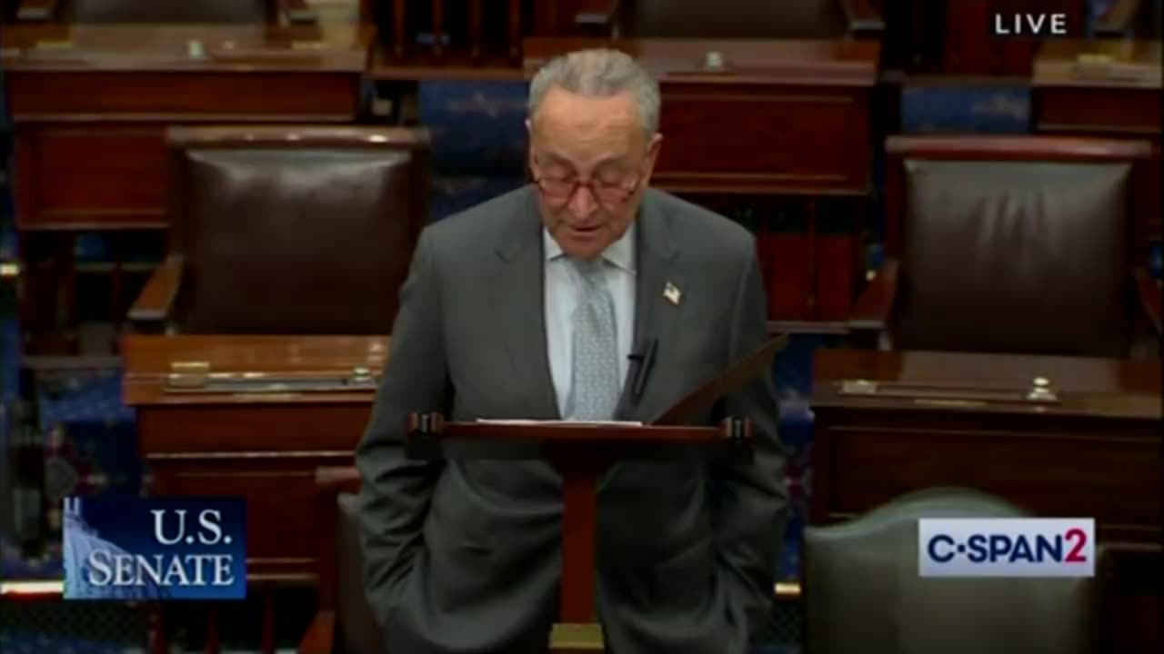Chuck Schumer is big mad after Tucker went Assange mode on J6