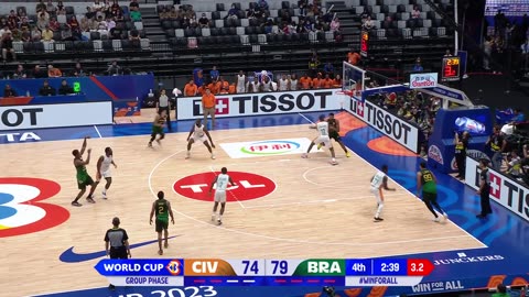 Cote d'Ivoire 🇨🇮 vs Brazil 🇧🇷 | J9 Highlights | FIBA Basketball World Cup 2023