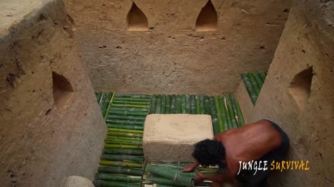 Build the Most Secret Hidden Underground Tunnel House In Deep Jungle