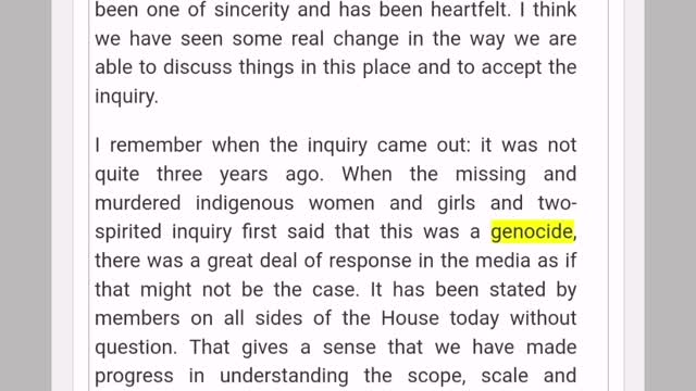 Genocide mentions in Parliament May to Sep 2022, 90+ pages