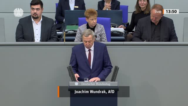 Joachim Wundrak Rede vom 14.10.2022 - Bundeswehr in Irak