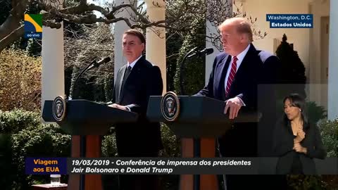 Declaração à Imprensa dos presidentes Jair Bolsonaro e Donald Trump