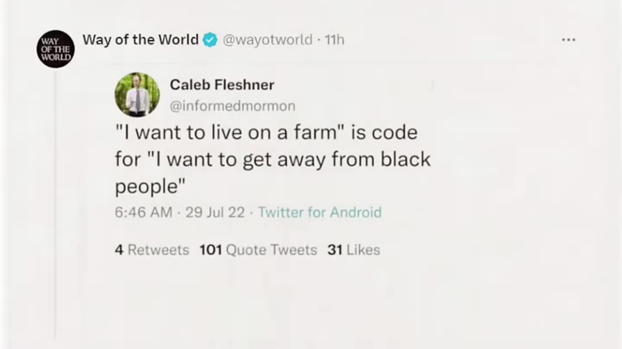 I want to live on a farm.