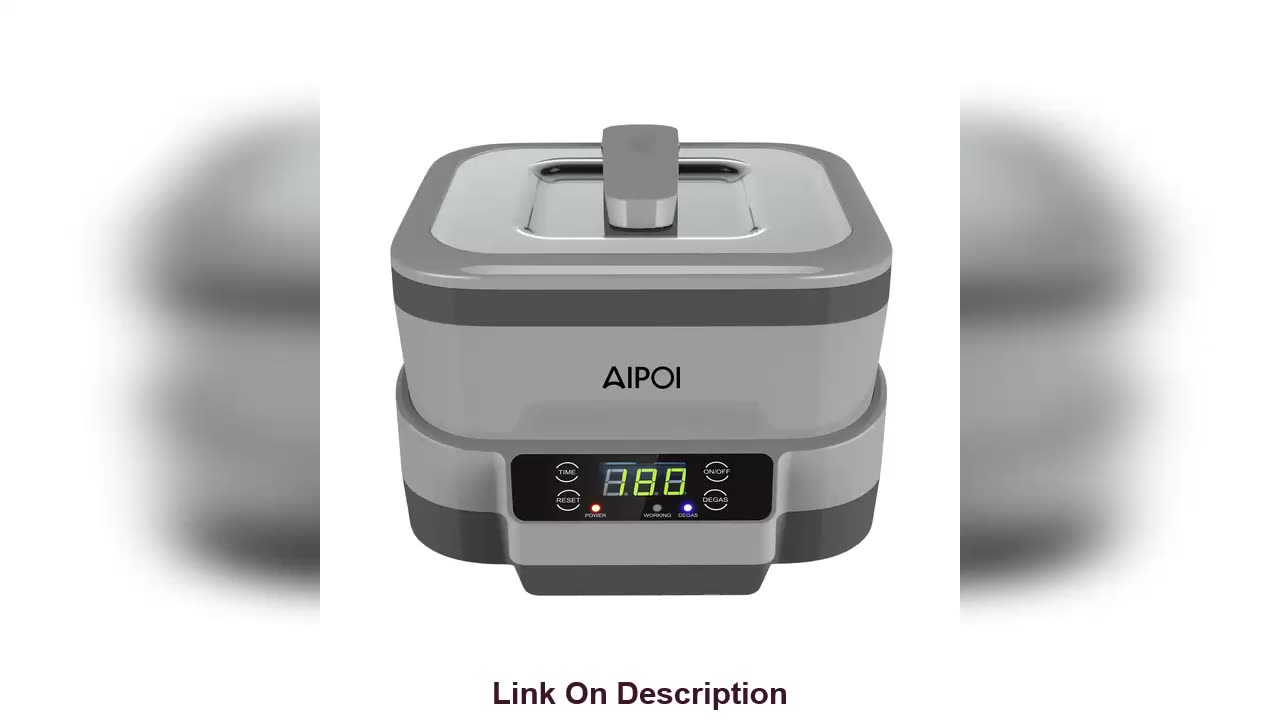 Best AIPOI Ultrasonic Cleaner Jewelry Watch Glasses Ring Ultr