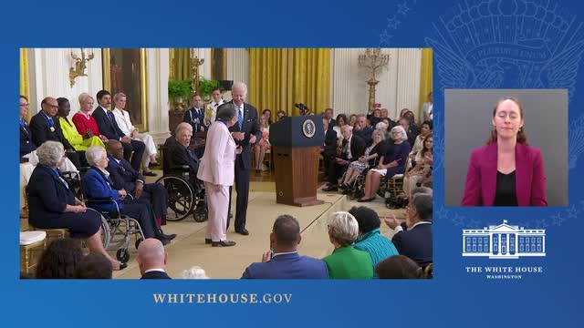 0267. President Biden Awards the Presidential Medal of Freedom to Seventeen Recipients