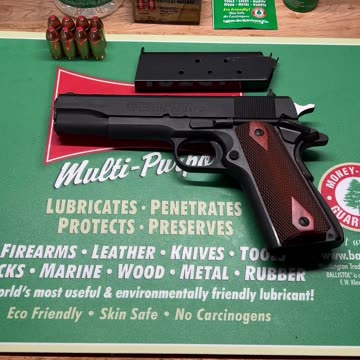 How To Field Strip A Colt WWII 1911 A1 45 ACP And Remove The Firing Pin