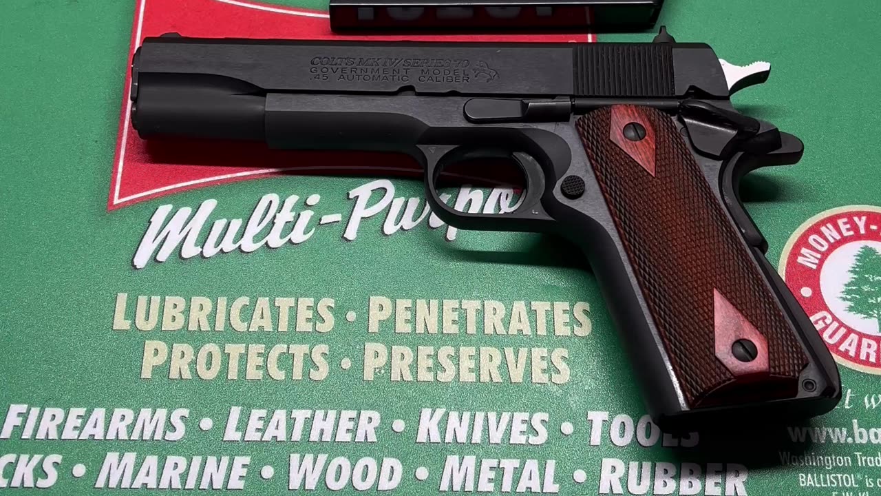 How To Field Strip A Colt WWII 1911 A1 45 ACP And Remove The Firing Pin