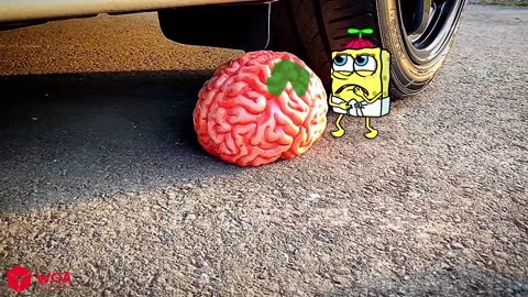 Crushing different objects with a car!