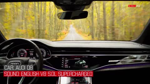Audi Q8 with next-generation custom active sound system ENGINEVOX