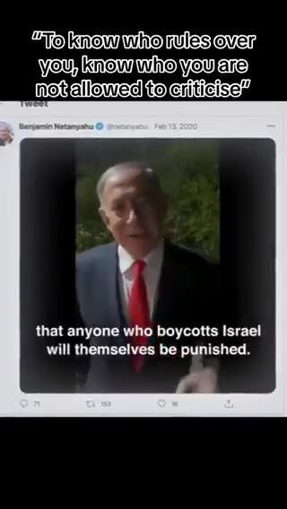 It's illegal to boycott Israel in 37 states.