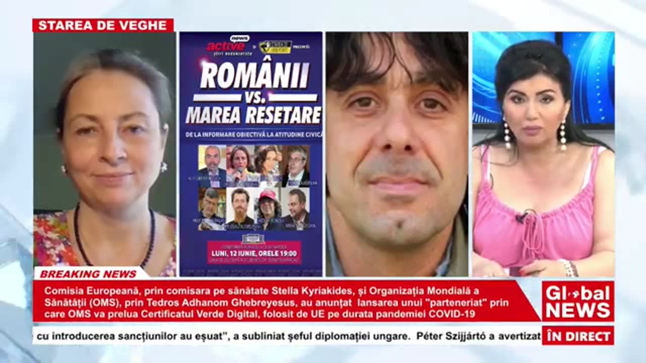 Victor Roncea despre Marea Resetare de ieri, azi și mâine și Conferința de la Cluj la GlobalNews