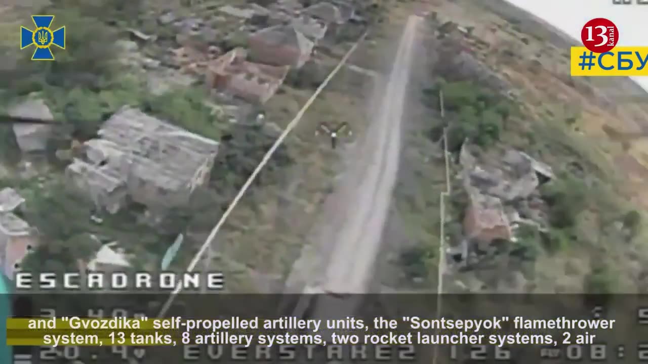 Dozens of russian military hardware being destroyed by ukrainian drone attacks