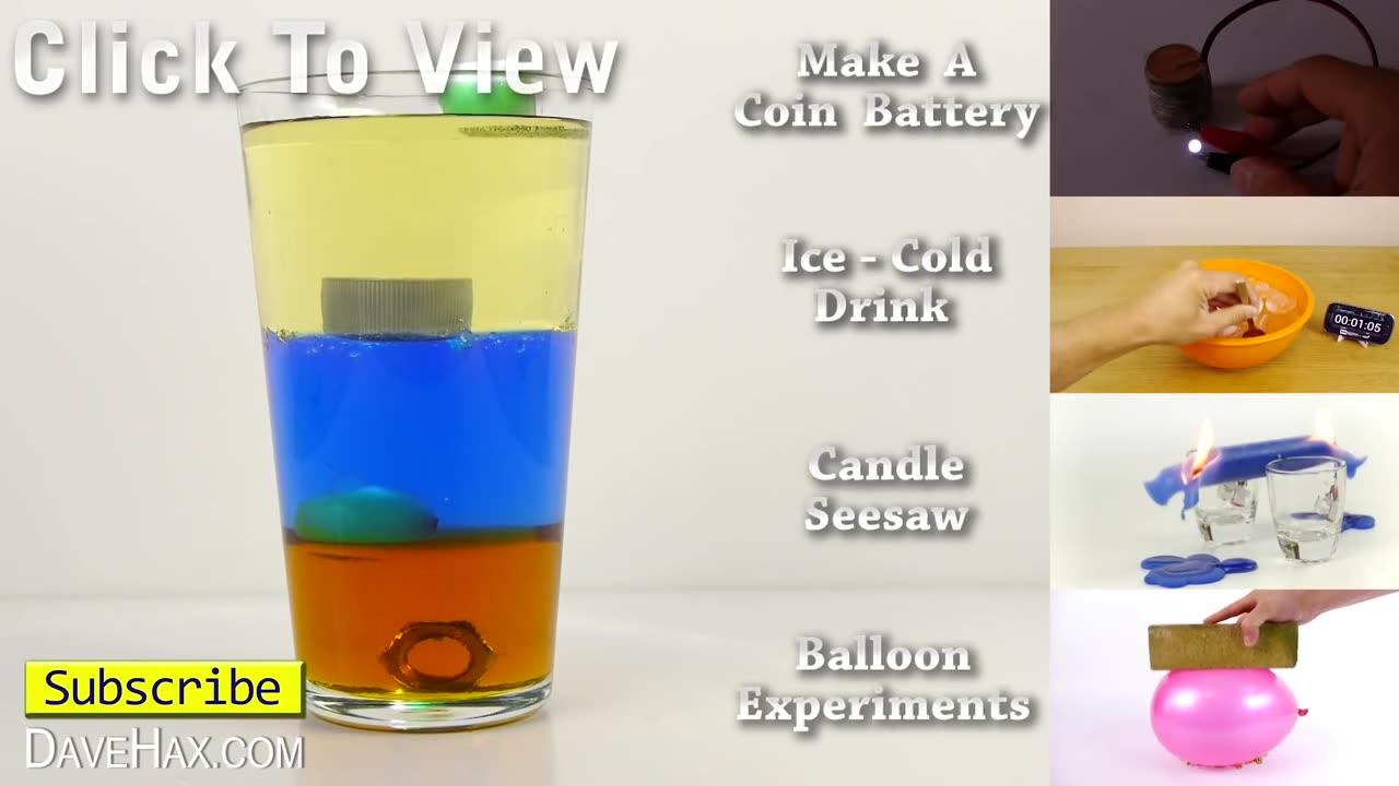 Denser Than You Think - Science Experiment