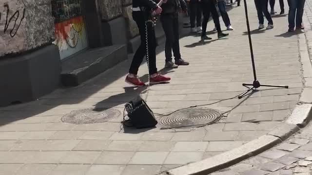 Street musicant