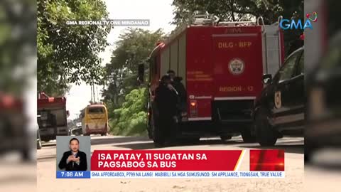 Isa patay, 11 sugatan sa pagsabog sa bus | UB