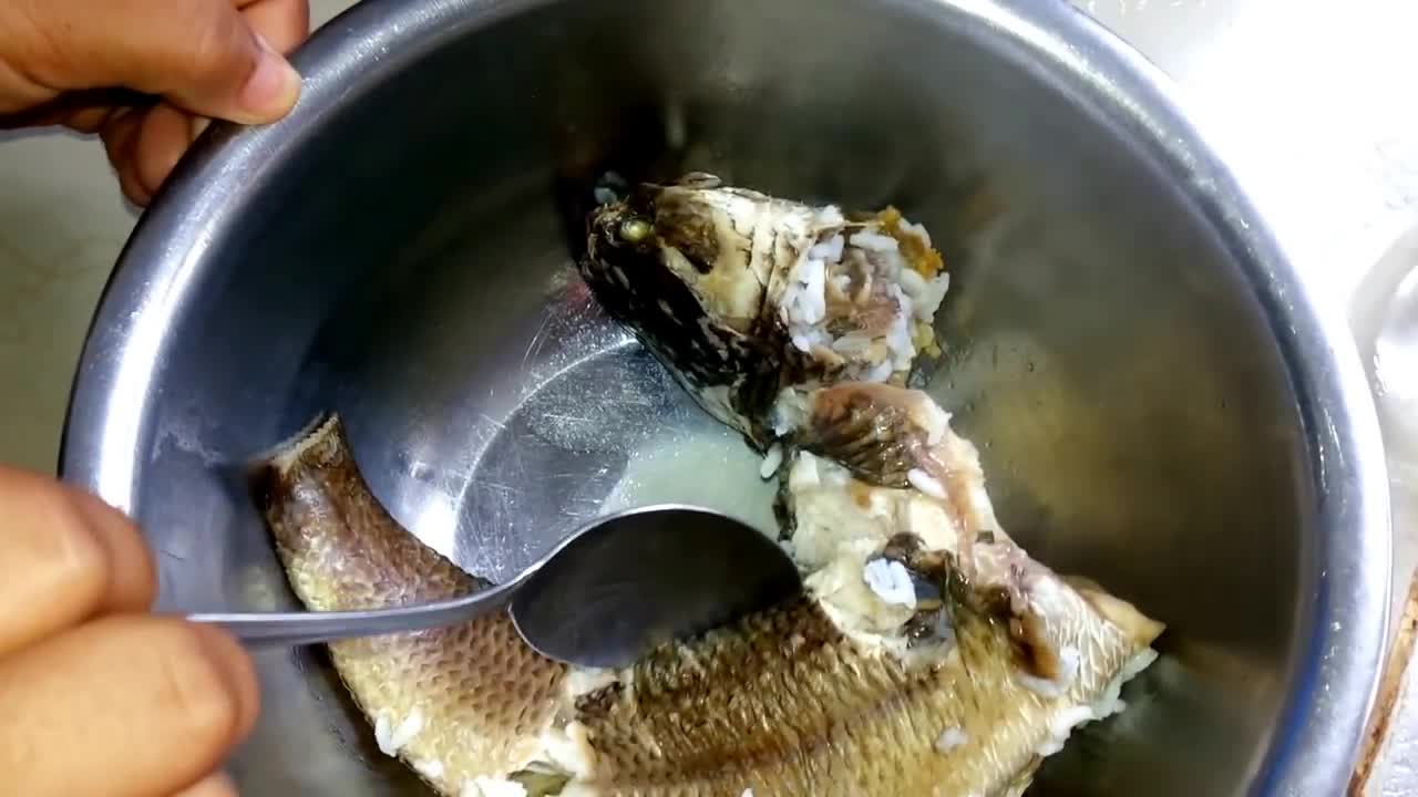 Asian Food - Cambodian Food - Rice Porridge With Fish - Youtube