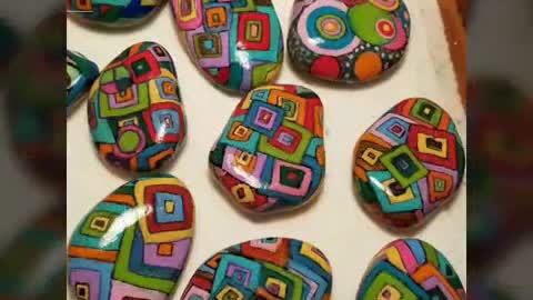 cutest rock and stone painting ideas for kids