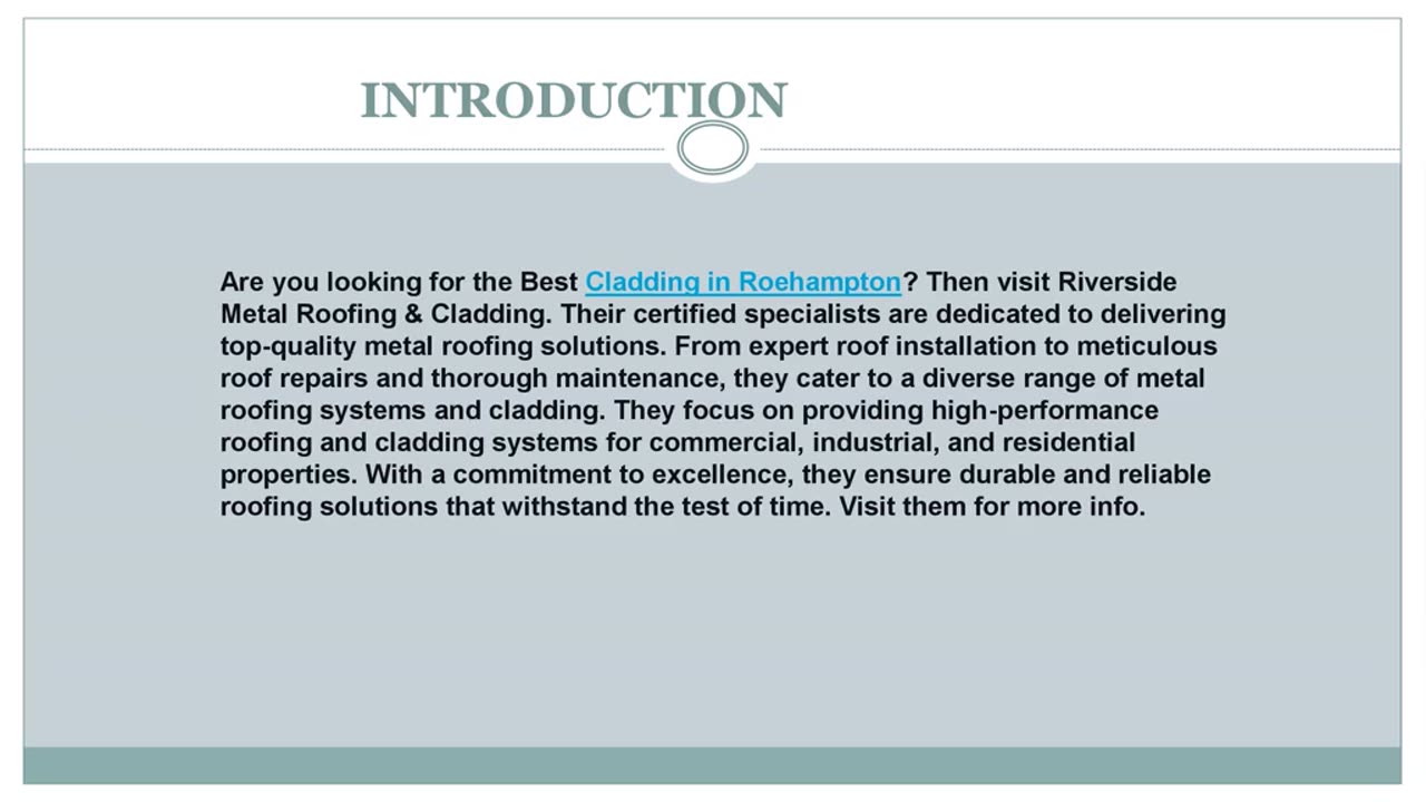 Looking for the best Cladding in Roehampton