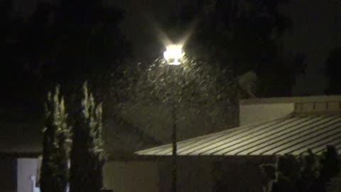 Snowing in Tucson Metro