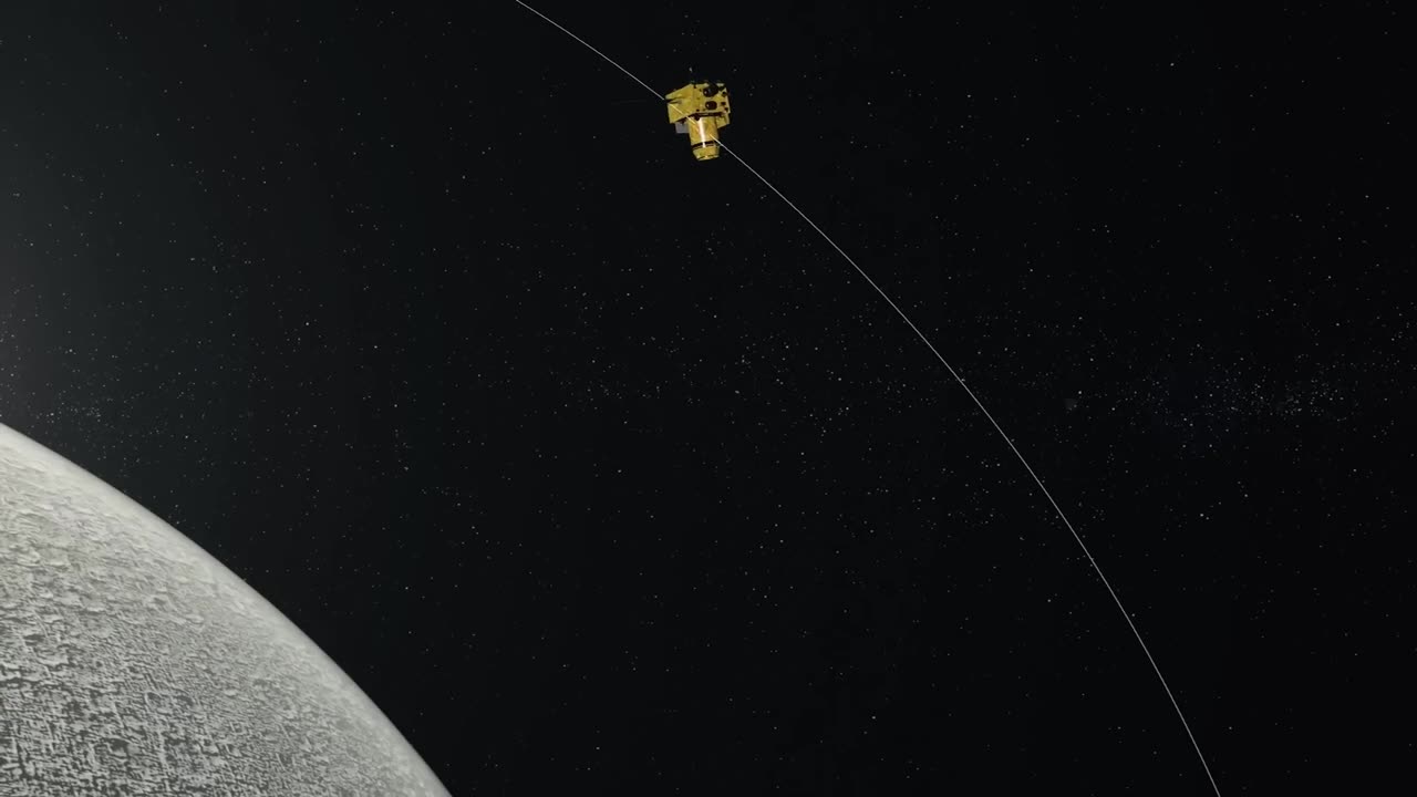 Chandrayann 3 landing on tje surface of the Moon.