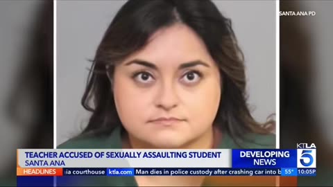 Yessenia Navarro Garcia, a teacher at @SantaAnaHS in CA was arrested