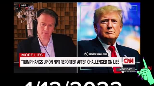 Trump Speaking and hang up on CNN